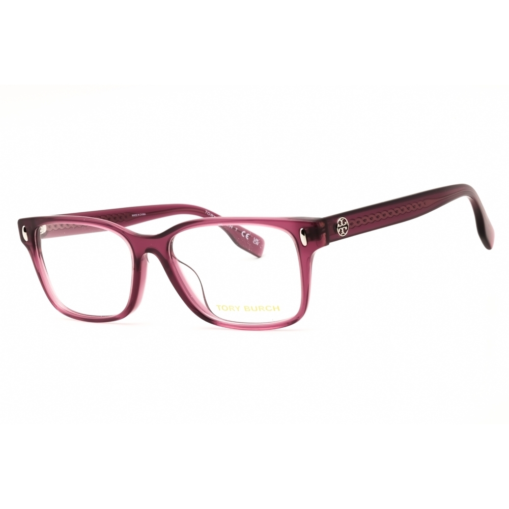 Tory Burch TY2151U Eyeglasses Berry Transparent Acetate Rectangle